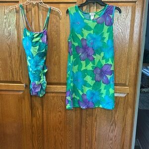 Vibrant Floral Swimwear Set